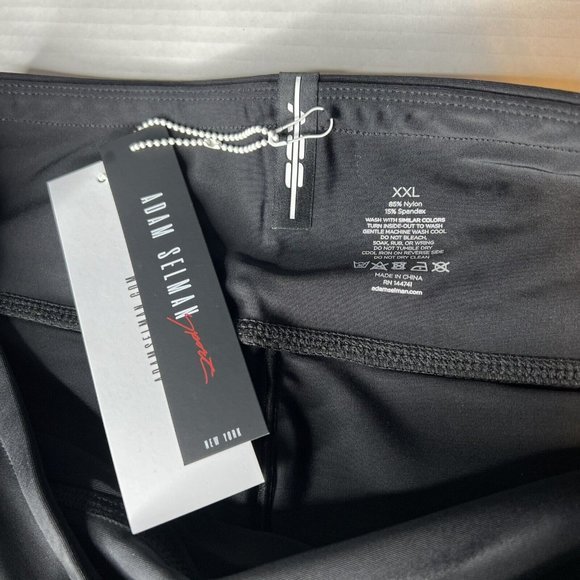 Adam Selman Sport XL-XXL Hi Rise Capri Leggings Black Athletic Workout R… - Picture 8 of 12